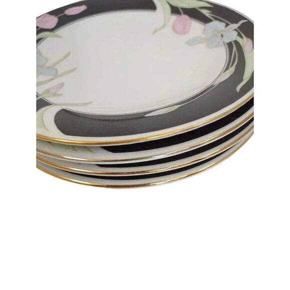 Set of 4 Fairfield Vanessa Fine China 7-3/8" Salad or Bread Plate - Picture 4 of 16